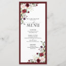 Recherche de burgundy menus Floral