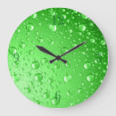 Recherche de goutte de pluie horloges Vert