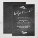 Recherche de tableau noir mariage invitations Décontracté