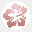 Recherche de fleur hawaïenne autocollants Rose