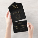 Recherche de sophistiqué mariage invitations Monogramme