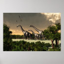 Recherche de dinosaure enfants posters Éteint