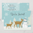 Recherche de snowman baby shower invitations Neige
