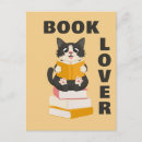 Recherche de lecture de chat cartes postales Pour enfants