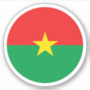 Recherche de burkina autocollants Drapeau