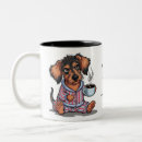 Recherche de puppy tasses Dachshund