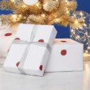 Recherche de pois rouge et blanc papier cadeau Pour elle
