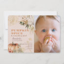 Recherche de de citrouille anniversaire invitations Boho