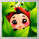 Recherche de coccinelle mignonne posters Nature