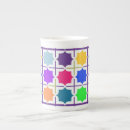 Recherche de motif géométrique abstrait tasses Coloré
