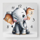 Recherche de elephant horloges Coloré
