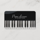 Recherche de leçons de piano cartes visite Élégant