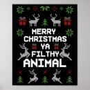 Recherche de noël animal posters Joyeux