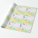 Recherche de licorne magique papier cadeau Princesse