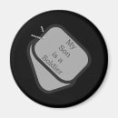 Recherche de soldat ronds magnets Usa