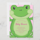 Recherche de grenouille rose invitations Mignonne