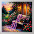 Recherche de banc de jardin posters Paysage