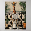 Recherche de girafe art Drôle