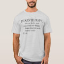 Recherche de misanthropie tshirts Humour