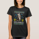 Recherche de hanukkah femme tshirts Chat de noël