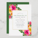 Recherche de fleurs hawaïennes invitations Mariés