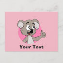 Recherche de ours de koala cartes postales Marsupial
