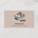 Recherche de chocolat… cartes visite Client(e)