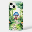 Recherche de champignons magiques iphone coques Forêt