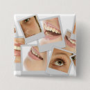 Recherche de yeux carrés badges Sourire