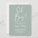 Recherche de police baby shower invitations Minimaliste