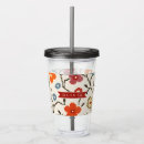 Recherche de vintage floral verres bouteilles Monogramme