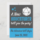 Recherche de aventurier invitations Bleu