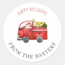 Recherche de camion rouge autocollants Xmas