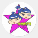 Recherche de signe zodiaque gémeaux autocollants Zodiacgirlz