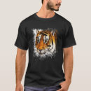 Recherche de peinture de tigre tshirts Rétro