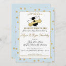 Recherche de bumble bee baby shower garçon invitations Abeille