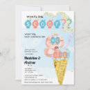 Recherche de watercolor gender reveal invitations Révélation de genre