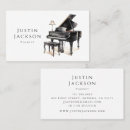 Recherche de pianist cartes visite Leçons de piano