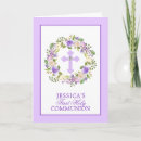 Recherche de première communion vœux cartes Floral