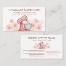 Recherche de cuisine cartes visite Logo de la boulangerie