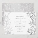 Recherche de rose et gris mariage invitations Mariés