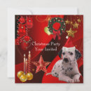 Recherche de de chien noël invitations Parti