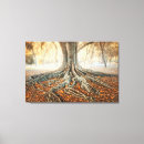Recherche de arbre avec racines toiles Feuille