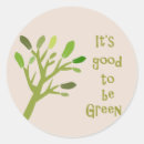 Recherche de environnement vert autocollants Feuille