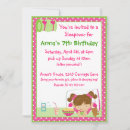 Recherche de brunette anniversaire invitations Pois