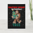 Recherche de bigfoot vœux cartes Xmas