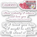 Recherche de citations romantiques autocollants Élégant