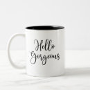 Recherche de bonjour magnifique tasses Script