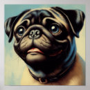 Recherche de peinture de carlin posters Chiot