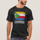 Recherche de drapeau des comores tshirts Vintage